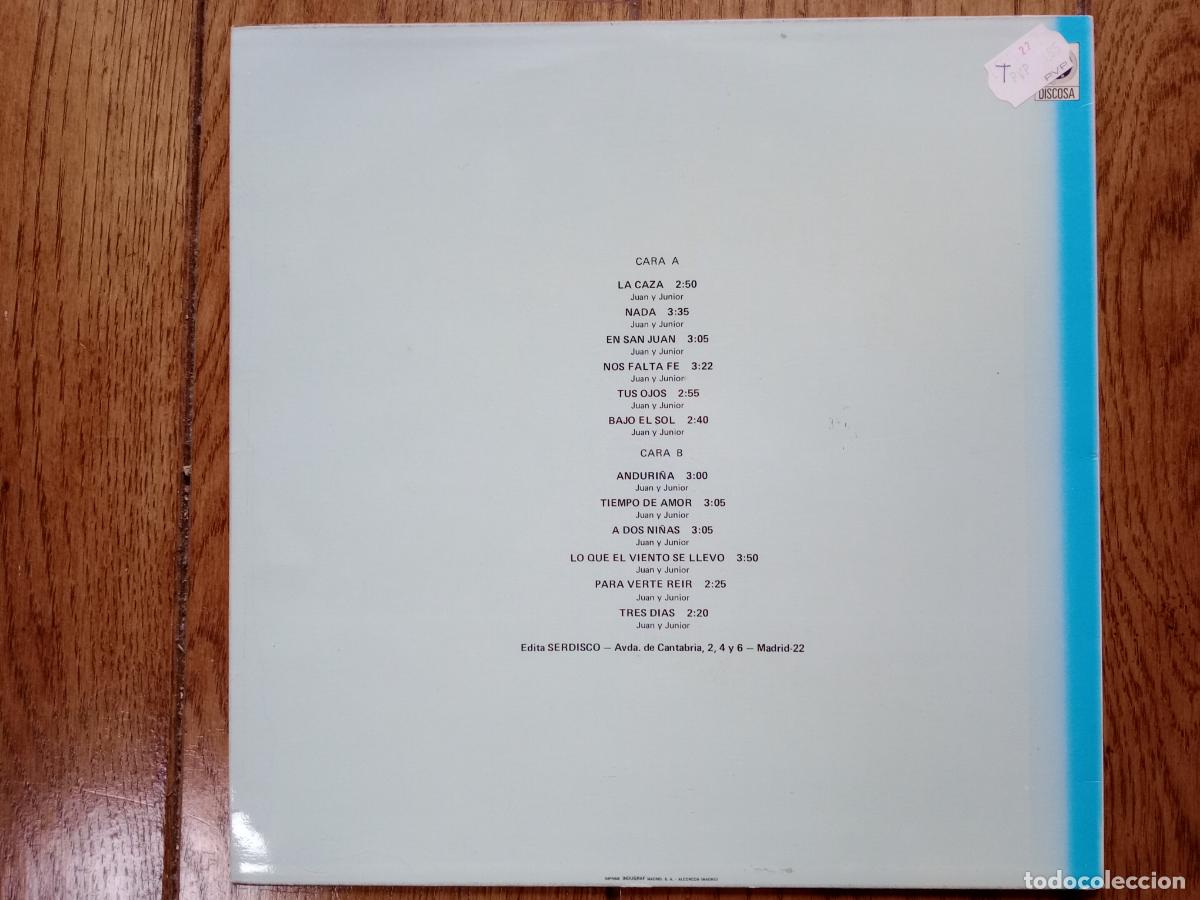 Discos de vinilo: Juan y Junior - lo mejor - Foto 2