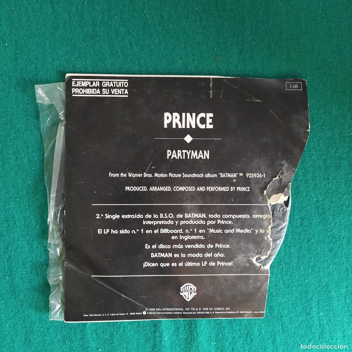 Discos de vinilo: Prince &ndash; Partyman ... - Foto 2