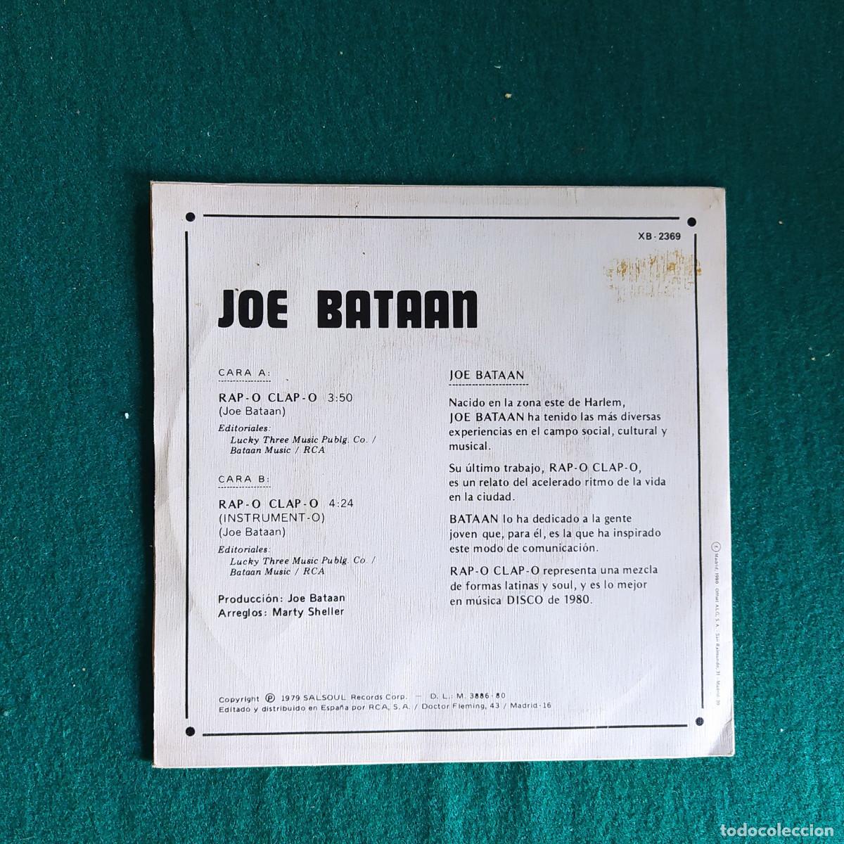 Discos de vinilo: Joe Bataan &ndash; Rap-O Clap-O - Foto 2