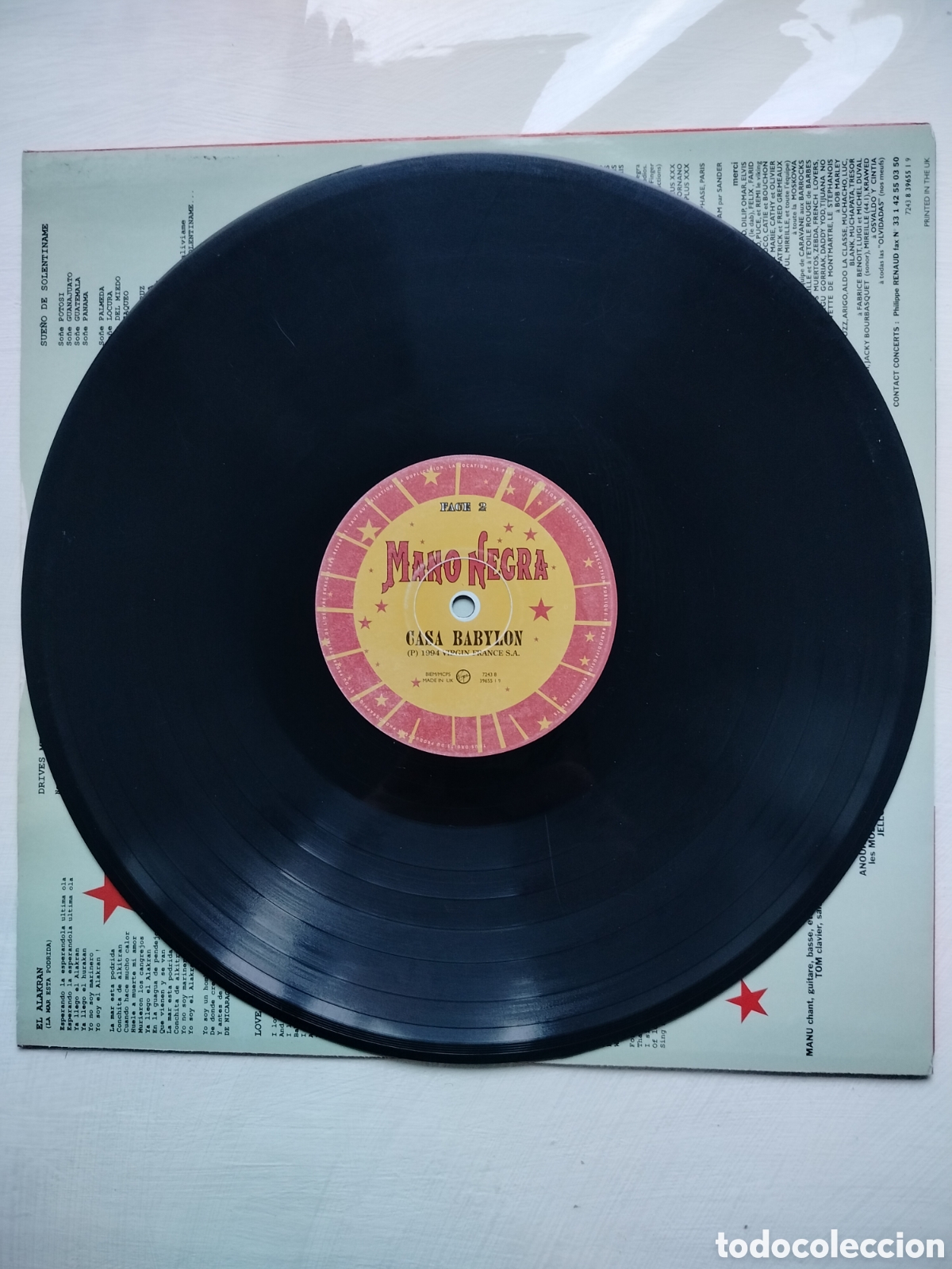 Discos de vinilo: Mano Negra LP Casa Babylon - Foto 4