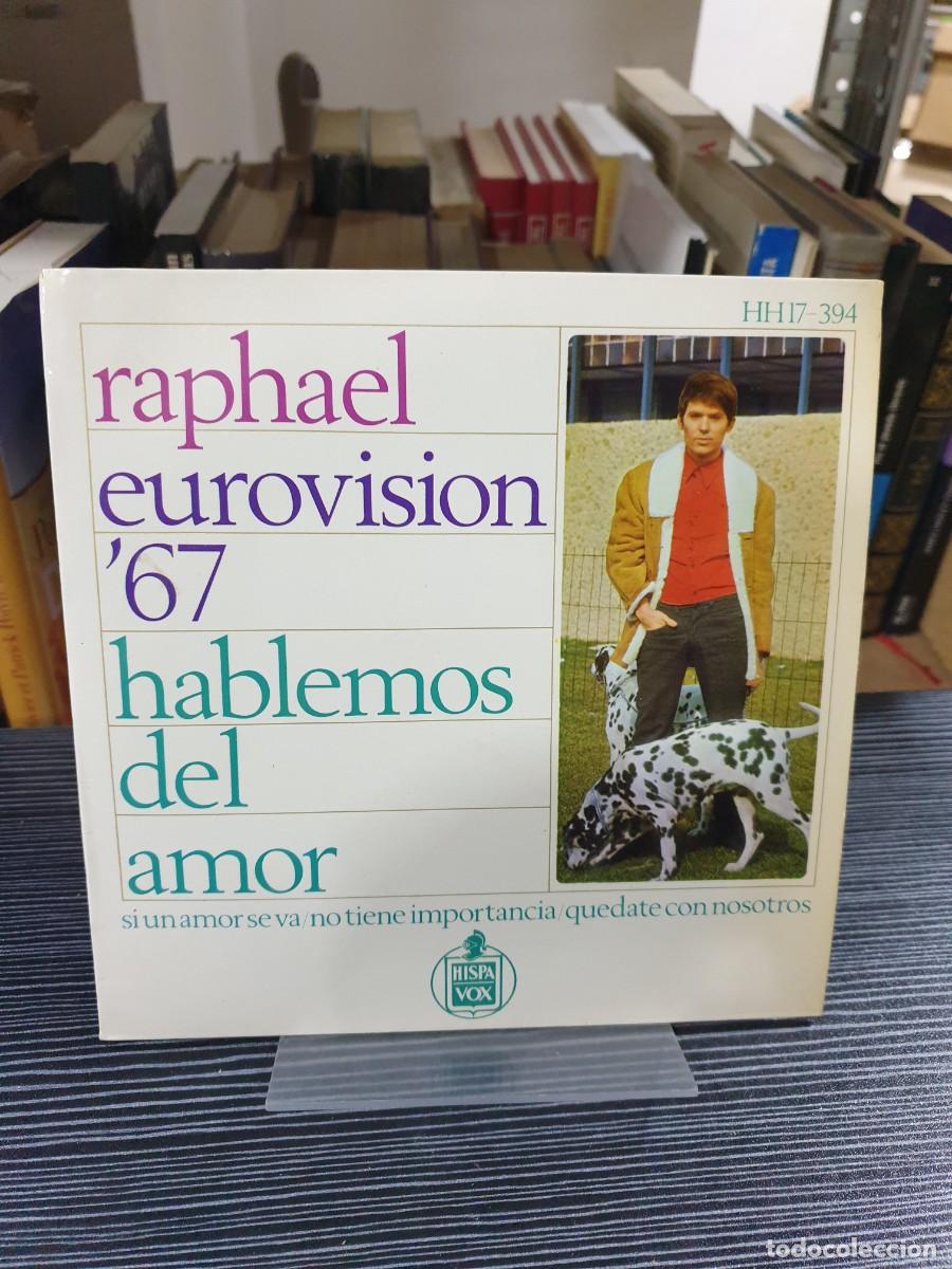 Discos de vinilo: Raphael &ndash; Eurovision 67 - Hablemos Del Amor - Foto 1