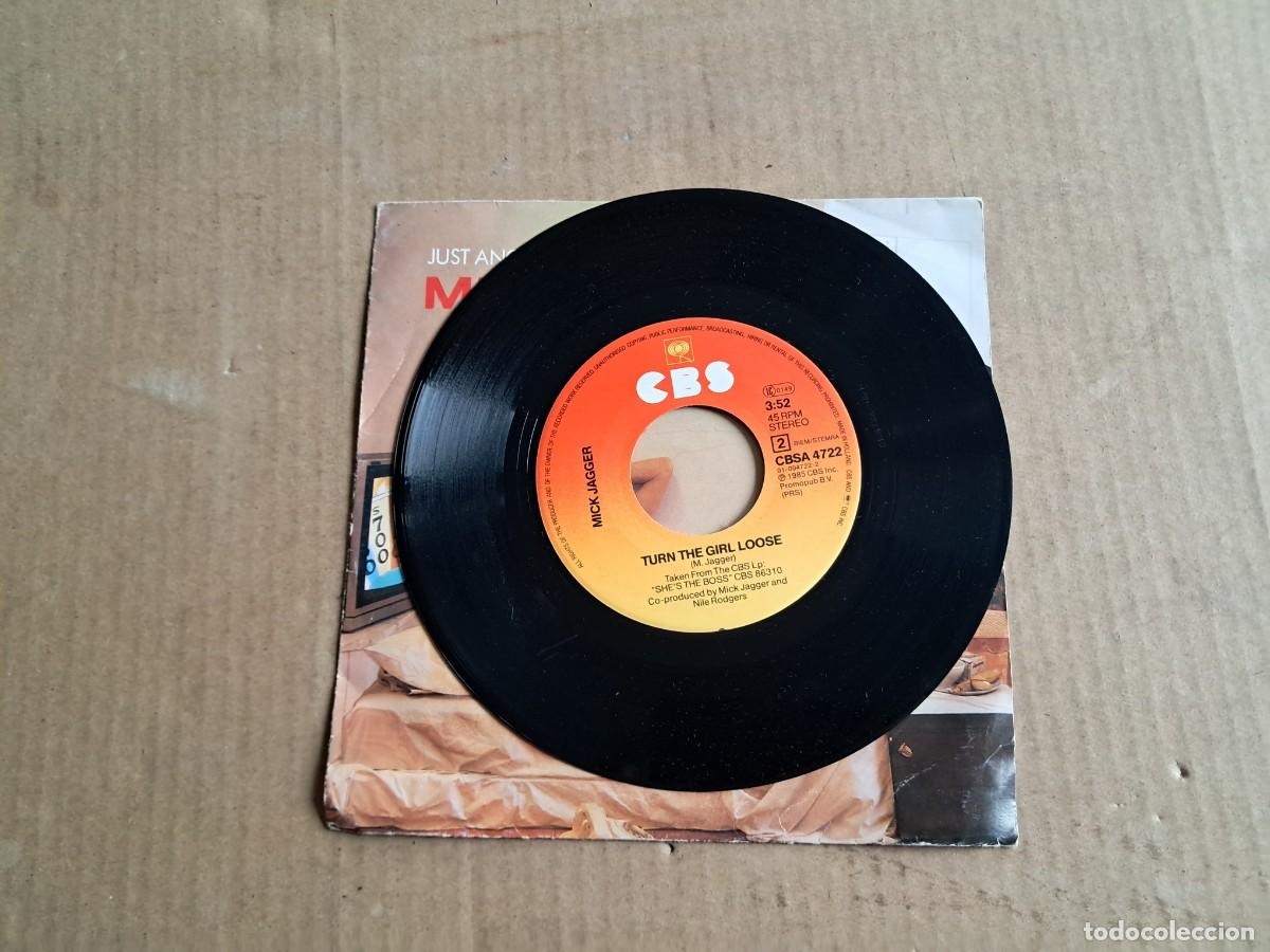 Discos de vinilo: MICK JAGGER - JUST ANOTHER NIGHT SINGLE 1985 EDICION HOLANDA - Foto 2