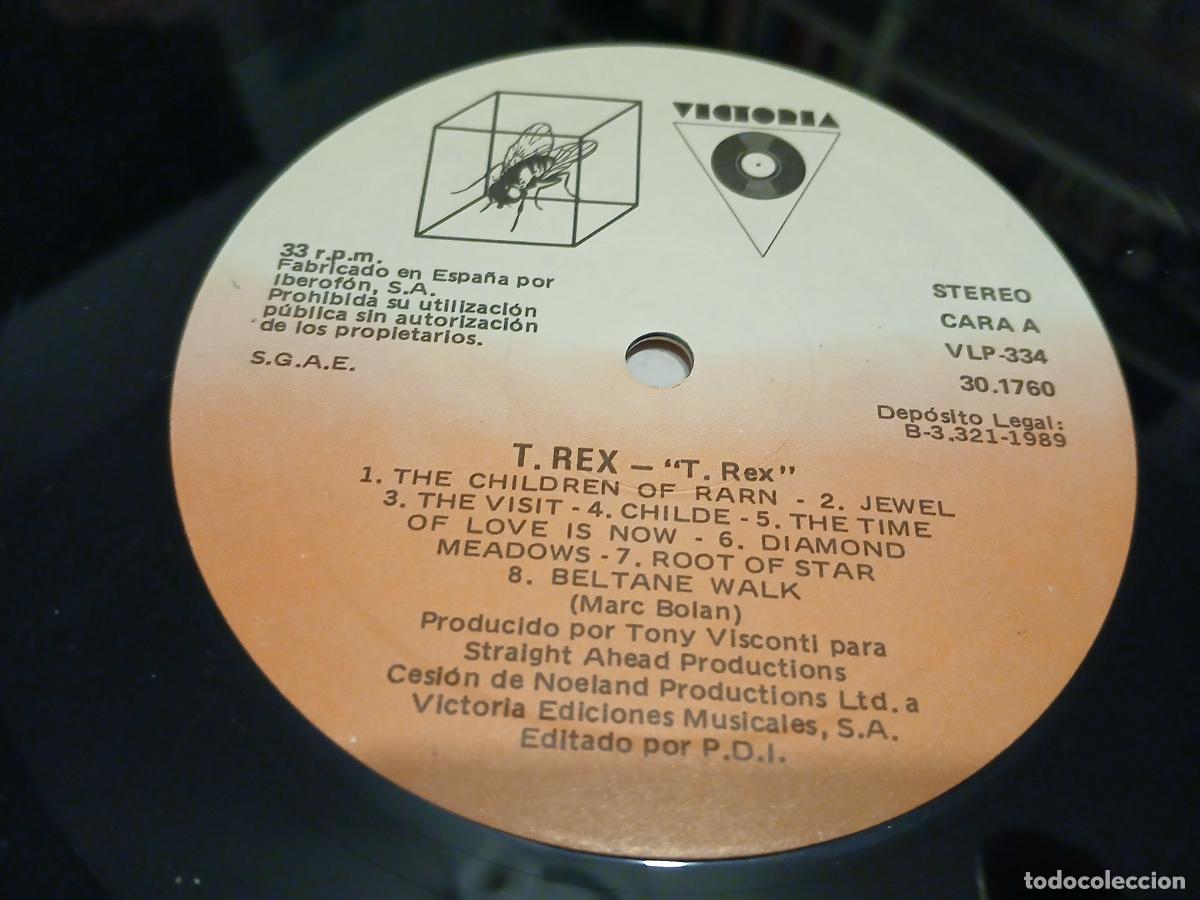Discos de vinilo: T. Rex &lrm;&ndash; T. Rex- (1989) LP disco vinilo - Foto 2