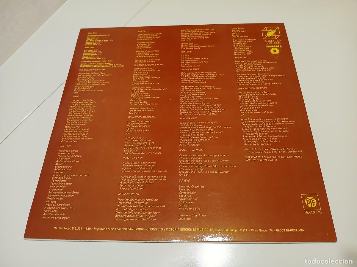 Discos de vinilo: T. Rex &lrm;&ndash; T. Rex- (1989) LP disco vinilo - Foto 6