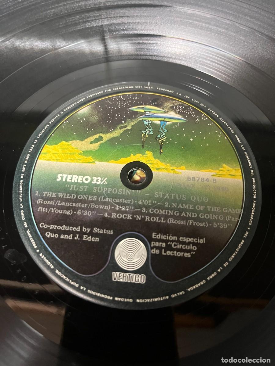 Discos de vinilo: Status Quo Just Supposin... - Foto 4