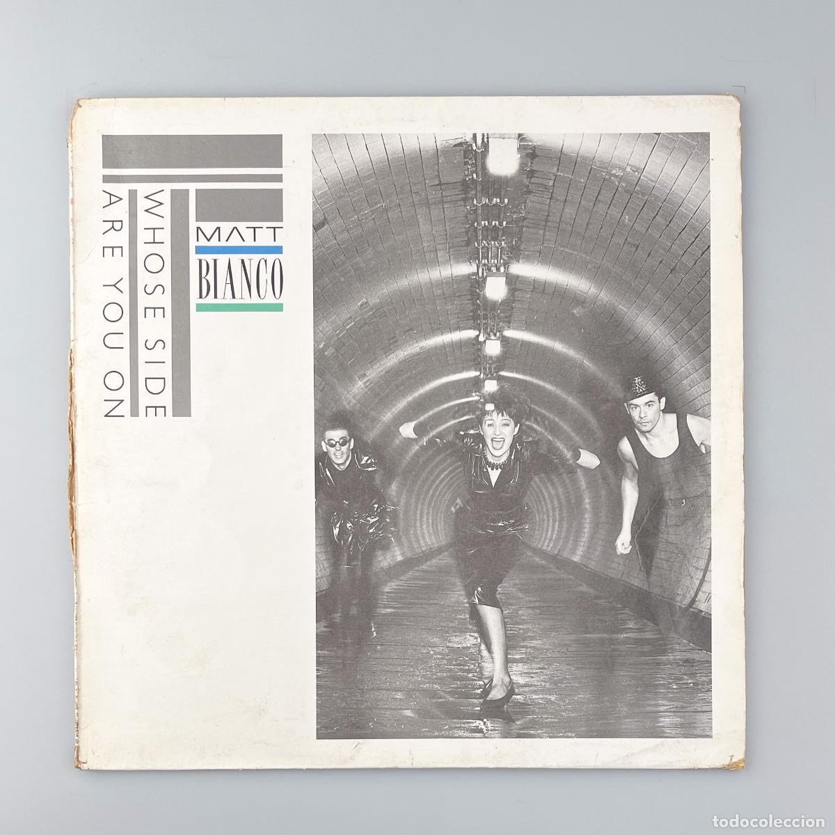 Discos de vinilo: LP. Matt Bianco. Whose Side Are You On (G/VG) - Foto 1