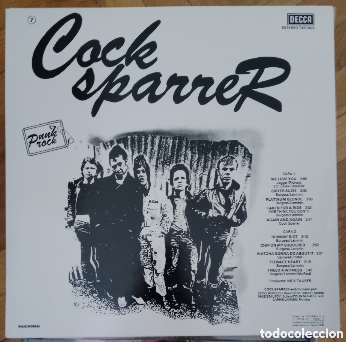 Discos de vinilo: Cock Sparrer LP (Nuevo) - Foto 1