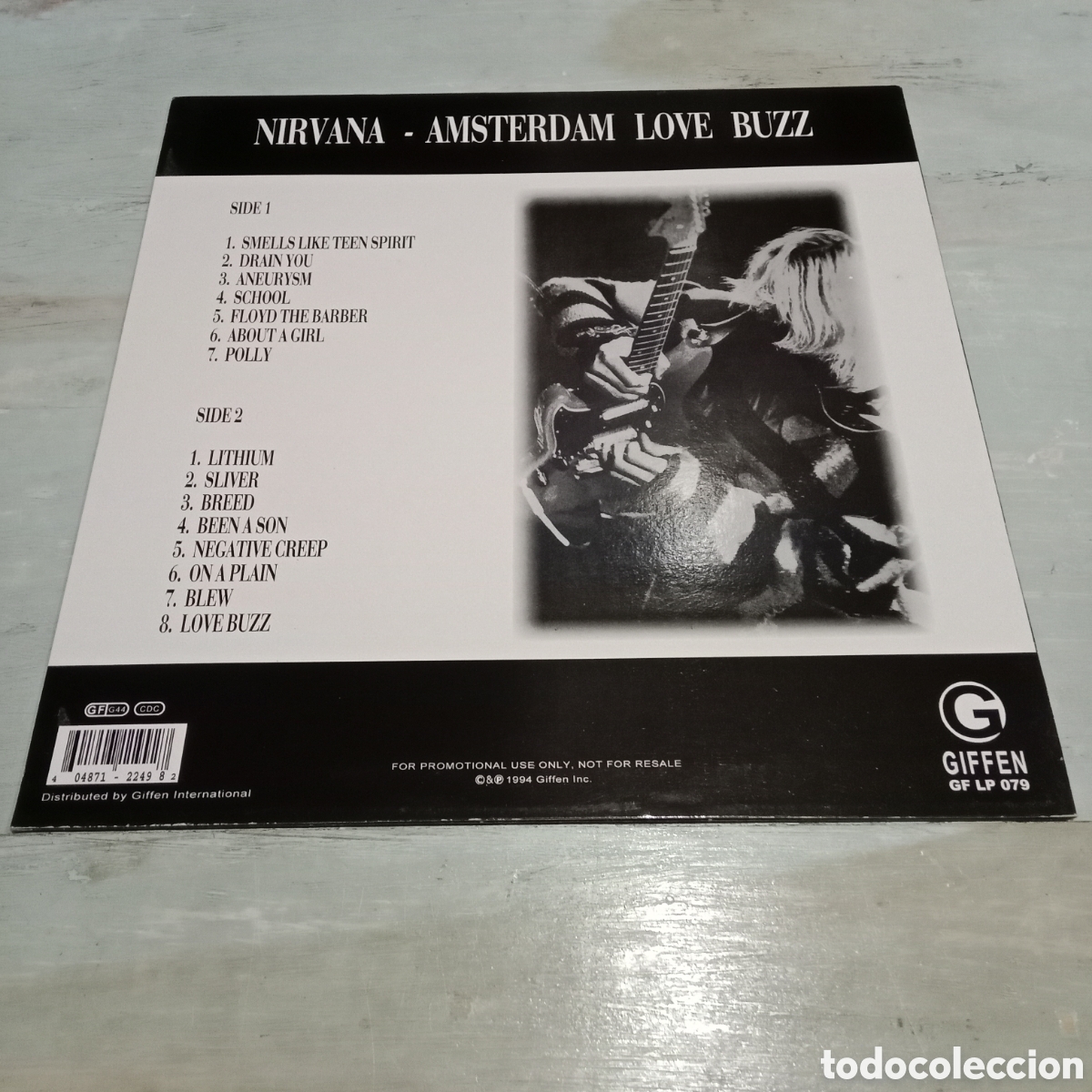 Discos de vinilo: NIRVANA - AMSTERDAM LOVE BUZZ - LP - Foto 2
