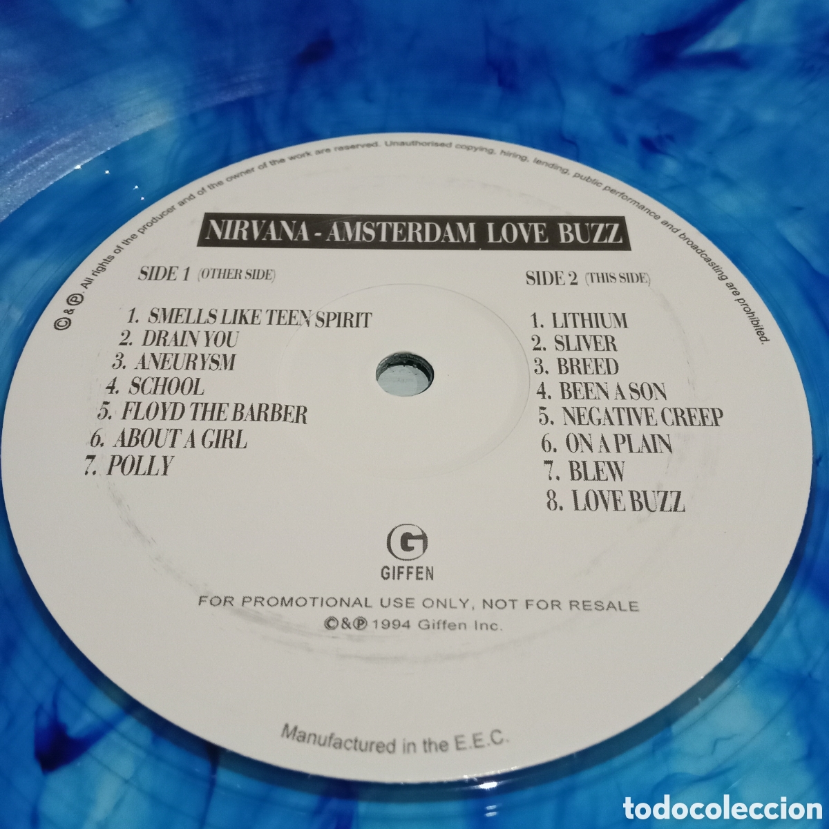Discos de vinilo: NIRVANA - AMSTERDAM LOVE BUZZ - LP - Foto 8