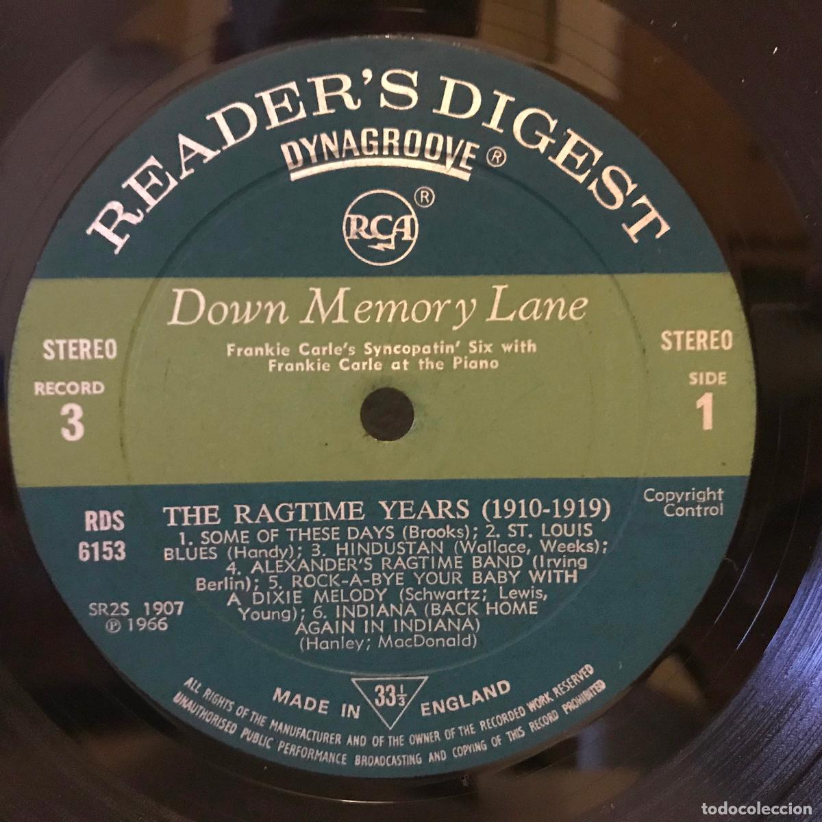 Discos de vinilo: The Ragtime Years 3. 1910-1919. - Foto 3