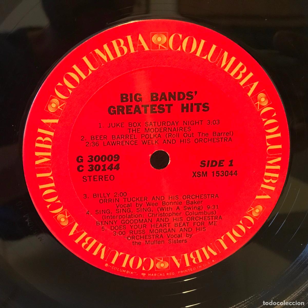 Discos de vinilo: Big Bands&acute; Greatest Hits. Doble LP. U.S.A - Foto 5
