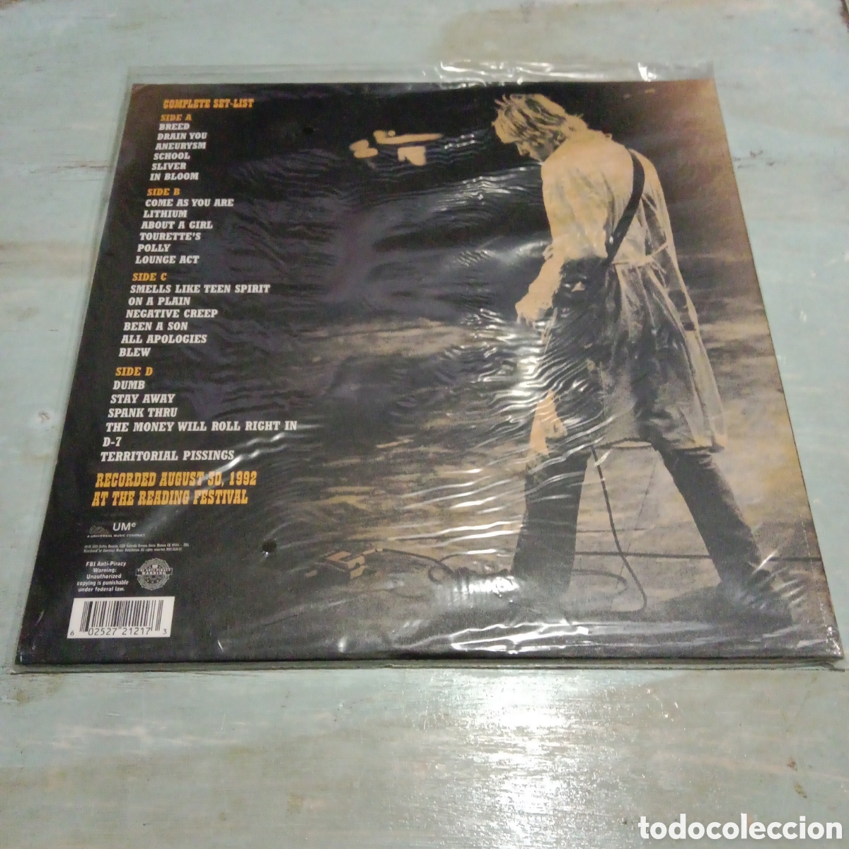Discos de vinilo: NIRVANA - LIVE AT READING - LP DOBLE GATEFOLD - Foto 2