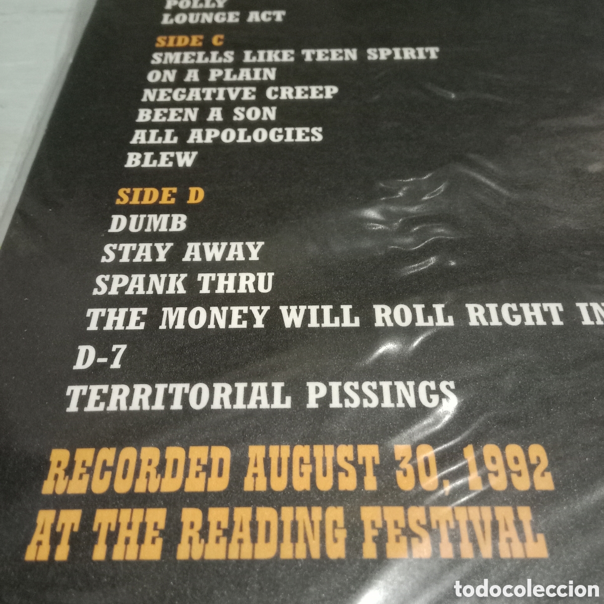 Discos de vinilo: NIRVANA - LIVE AT READING - LP DOBLE GATEFOLD - Foto 6