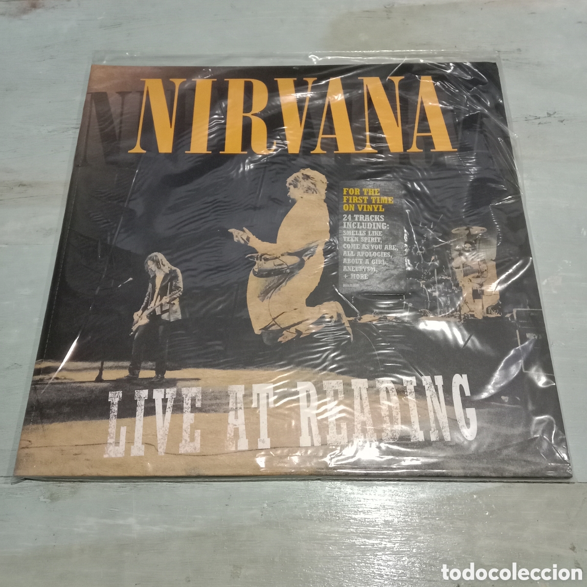 Discos de vinilo: NIRVANA - LIVE AT READING - LP DOBLE GATEFOLD - Foto 1