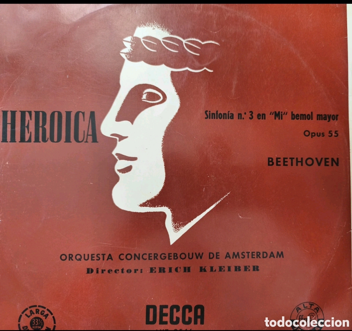 Discos de vinilo: Beethoven: Heroica (Erich Kleiber) - Foto 1