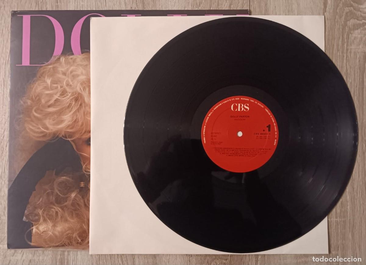 Discos de vinilo: DISCO VINILO LP DOLLY PARTON RAINBROW CBS 1987 - Foto 2