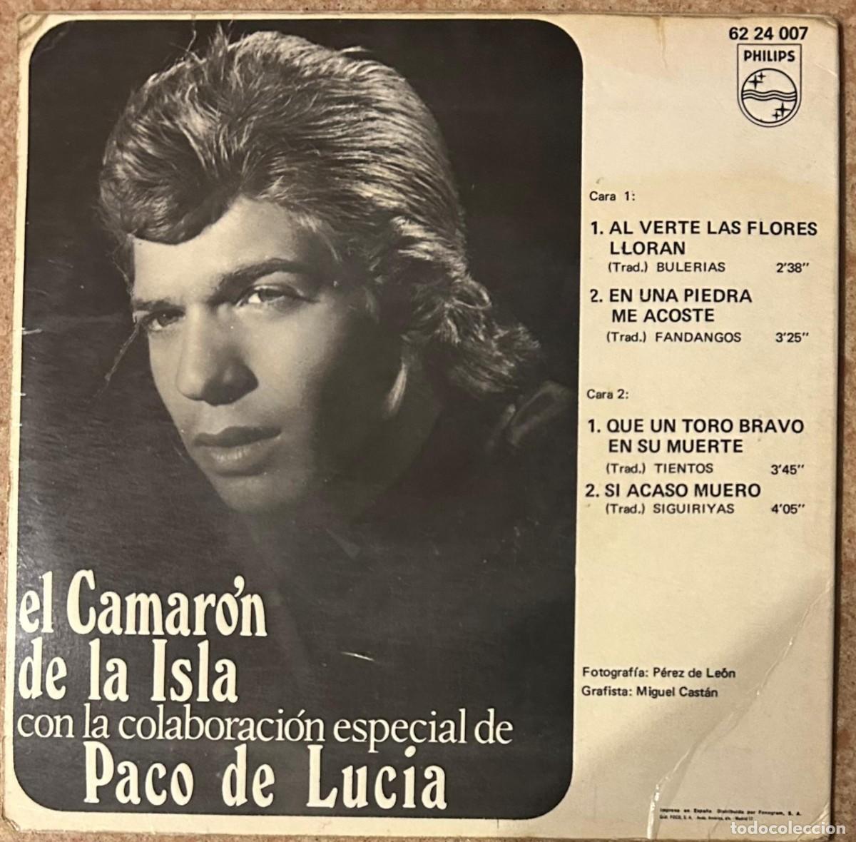 Discos de vinilo: CAMAR&Oacute;N DE LA ISLA Y PACO DE LUC&Iacute;A - Foto 2