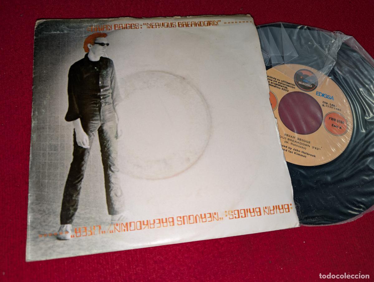 Discos de vinilo: BRIAN BRIGGS Nervous breakdown/Lifer 7 SINGLE 1980 Edigsa ESPA&Ntilde;A SPAIN - Foto 1