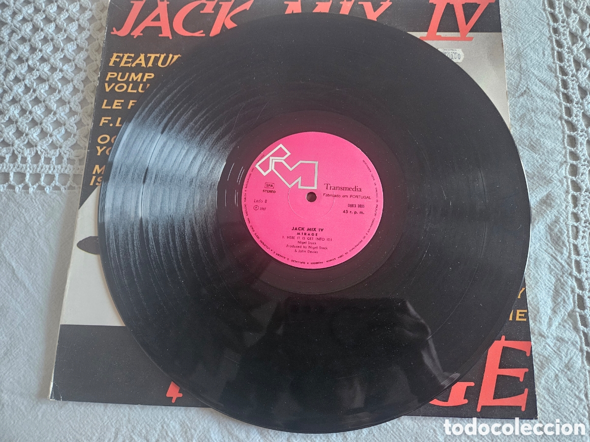 Discos de vinilo: Maxi single JACK MIX IV MIRAGE - Foto 2