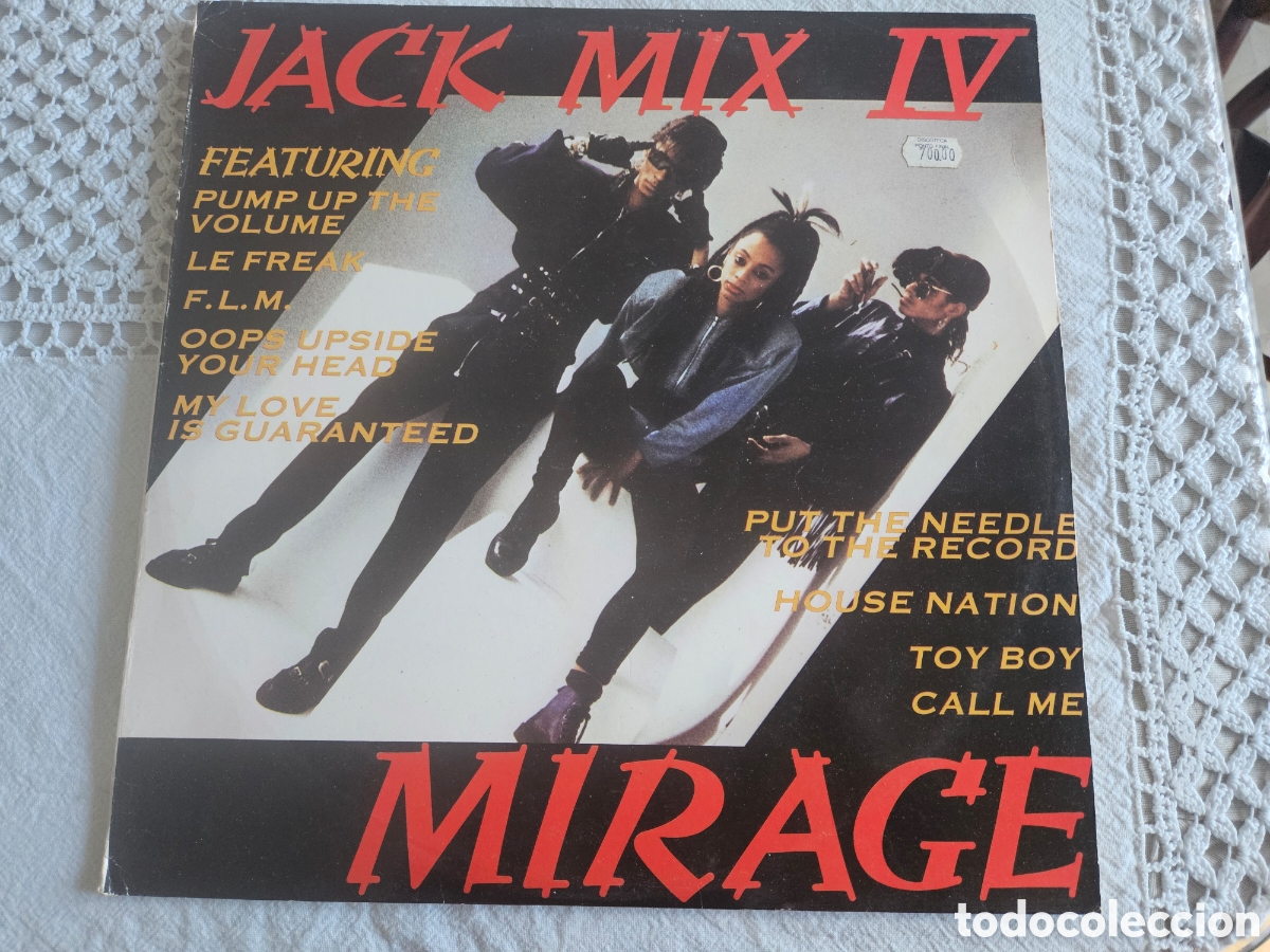 Discos de vinilo: Maxi single JACK MIX IV MIRAGE - Foto 1