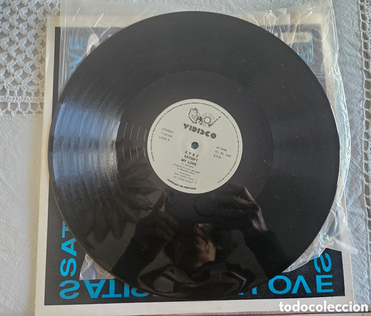 Discos de vinilo: Maxi Single X Y & Z Satisfy my love - Foto 2