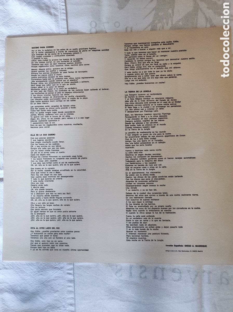 Discos de vinilo: BRUCE SPRINGSTEEN - BORN TO RUN - Foto 6