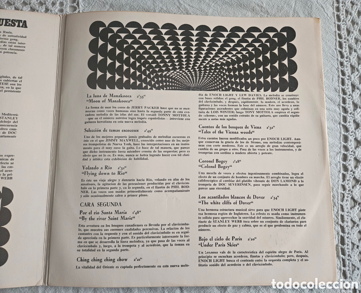 Discos de vinilo: LP Enoch Light y su orquesta - Foto 2