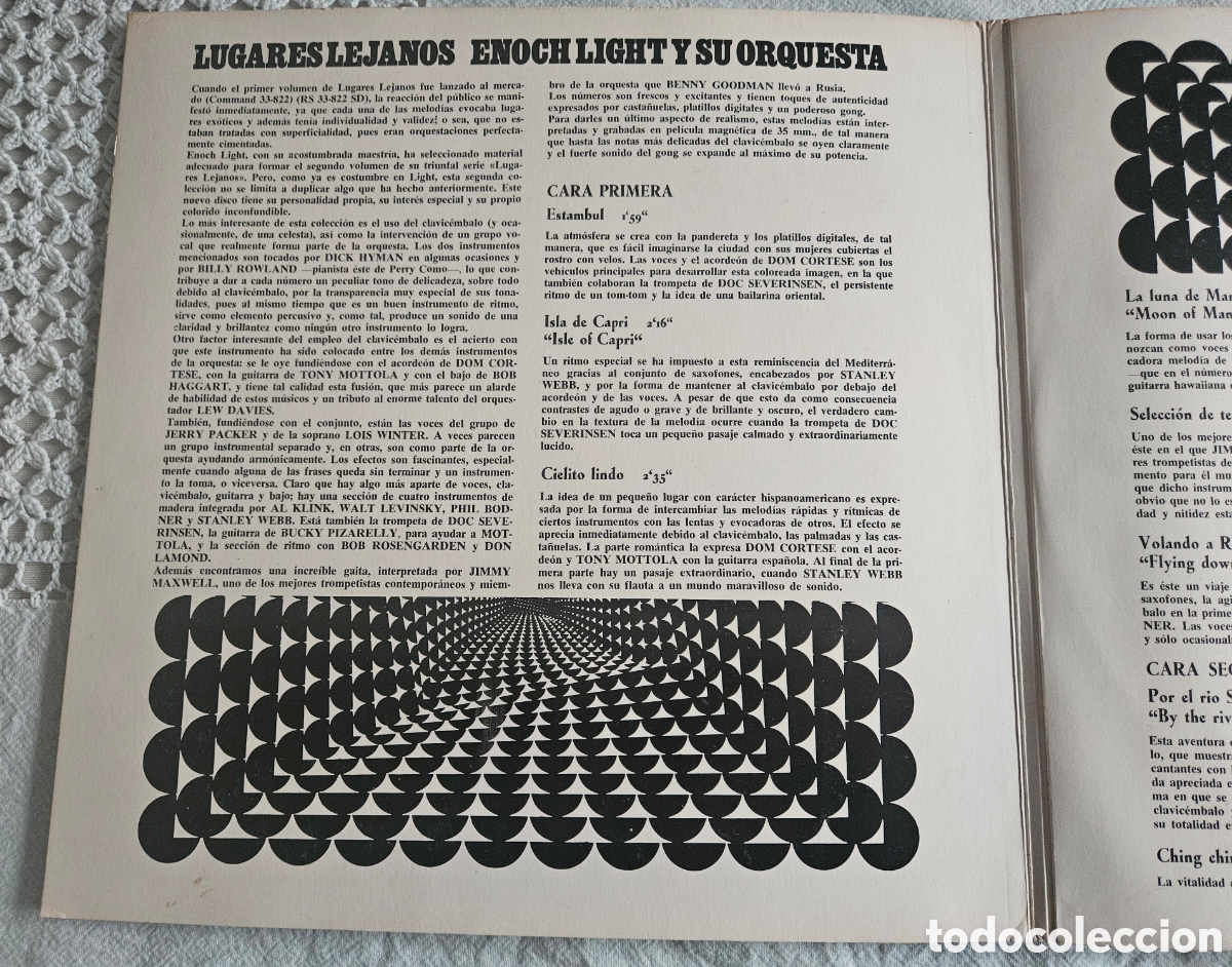 Discos de vinilo: LP Enoch Light y su orquesta - Foto 3