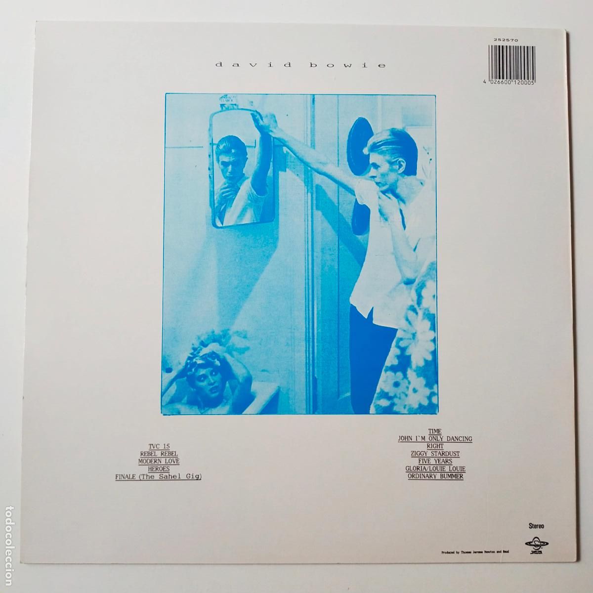 Discos de vinilo: DAVID BOWIE- THE MISSING LINK- LP 1986- COMO NUEVO. - Foto 2