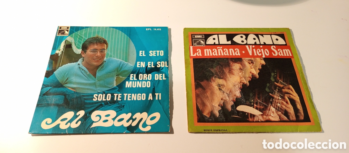 Discos de vinilo: 2 SINGLES AL BANO VINILO - Foto 1