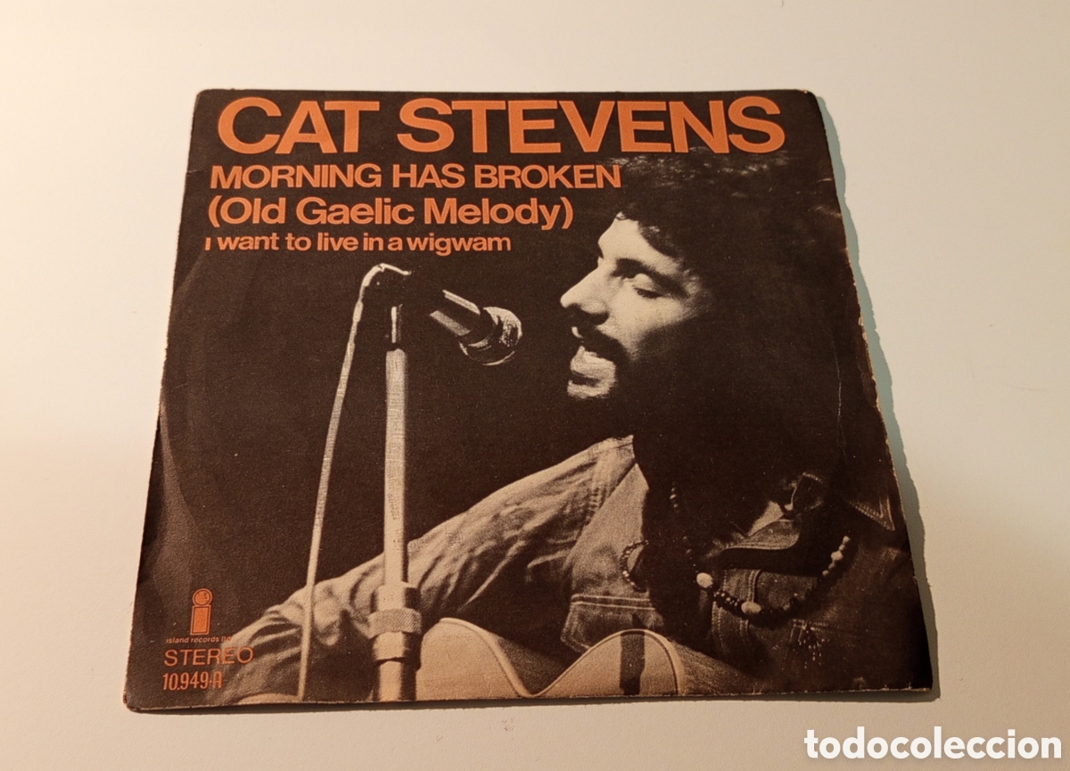 Discos de vinilo: CAT STEVENS SINGLE MORNING HAS BROKEN - Foto 1
