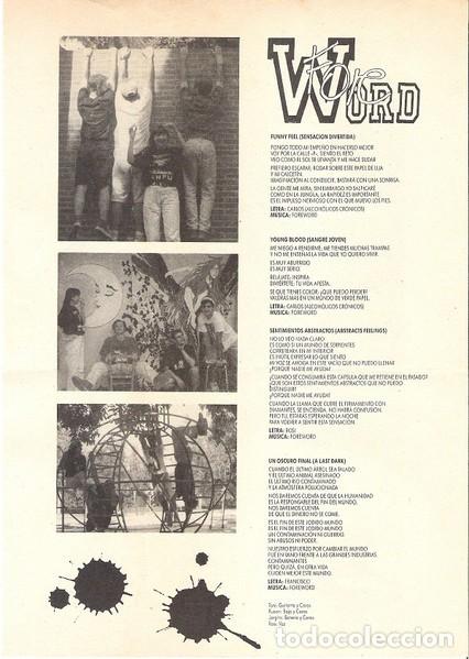 Discos de vinilo: Fore Word &ndash; Young Blood, EP -Hardcore, Punk - Foto 3