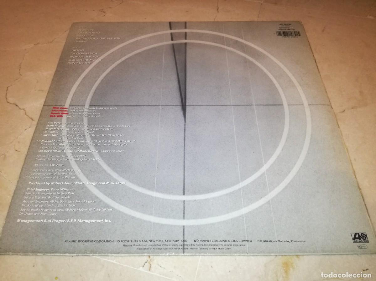 Discos de vinilo: FOREIGNER-4-ATLANTIC - Foto 2
