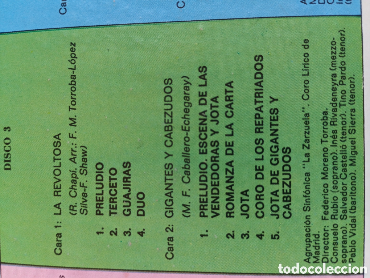 Discos de vinilo: Fiesta Mayor de la Zarzuela - Foto 7
