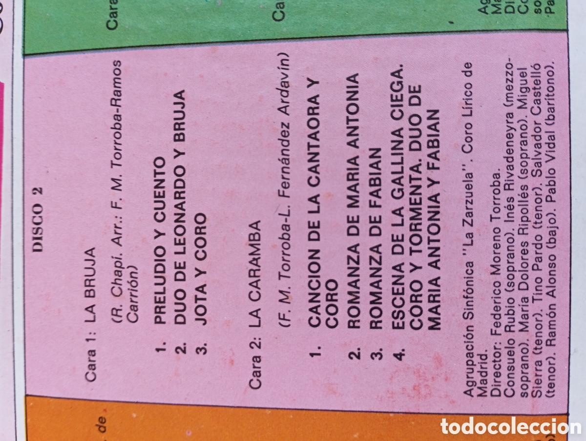 Discos de vinilo: Fiesta Mayor de la Zarzuela - Foto 8