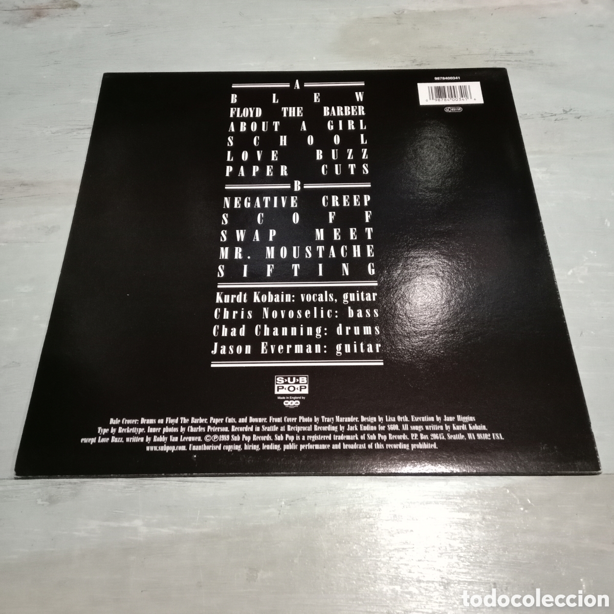 Discos de vinilo: NIRVANA - BLEACH - LP WHITE - Foto 2