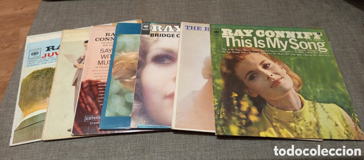 Discos de vinilo: 7 LPS RAY CONNIFF 8 VINILOS - Foto 1