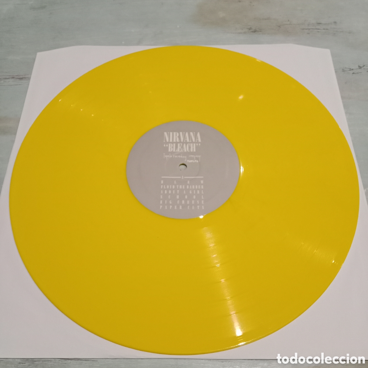 Discos de vinilo: NIRVANA - BLEACH - LP NO-OFICIAL YELLOW - Foto 4