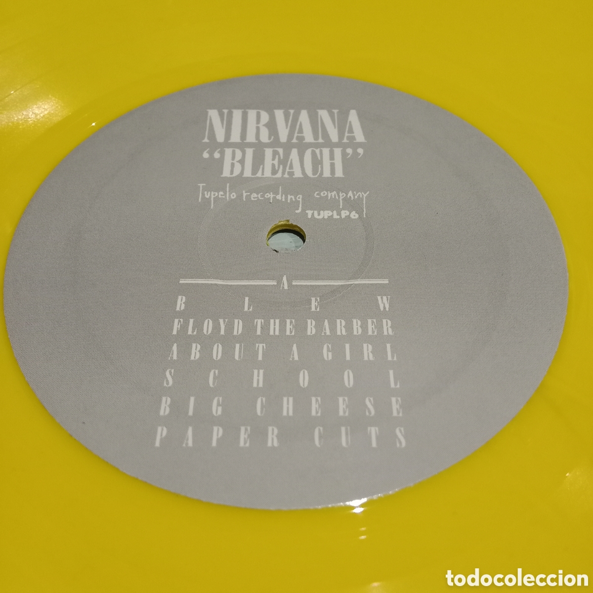 Discos de vinilo: NIRVANA - BLEACH - LP NO-OFICIAL YELLOW - Foto 5
