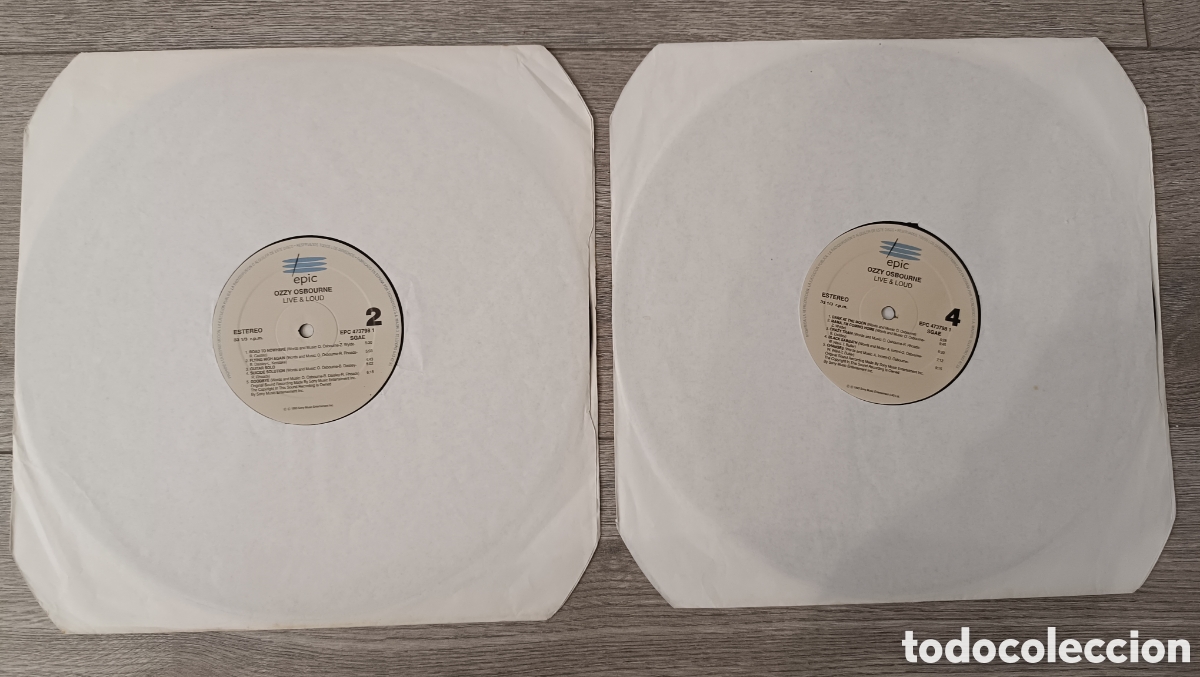 Discos de vinilo: Ozzy Osbourne Live and Loud 1993 - Foto 5