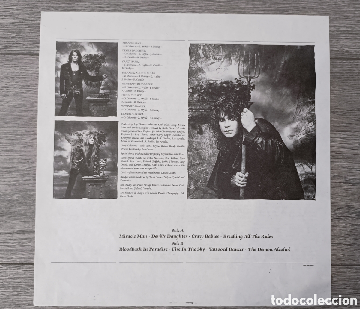 Discos de vinilo: Ozzy Osbourne No rest for the wicked - Foto 5