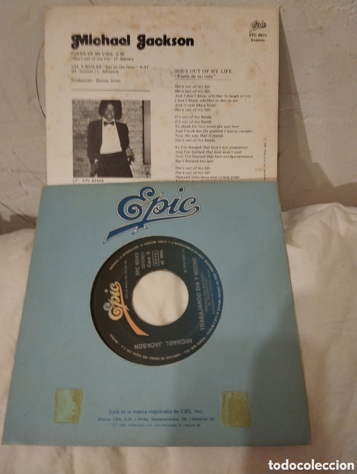 Discos de vinilo: LOTE SINGLES MICHAEL JACKSON - Foto 2