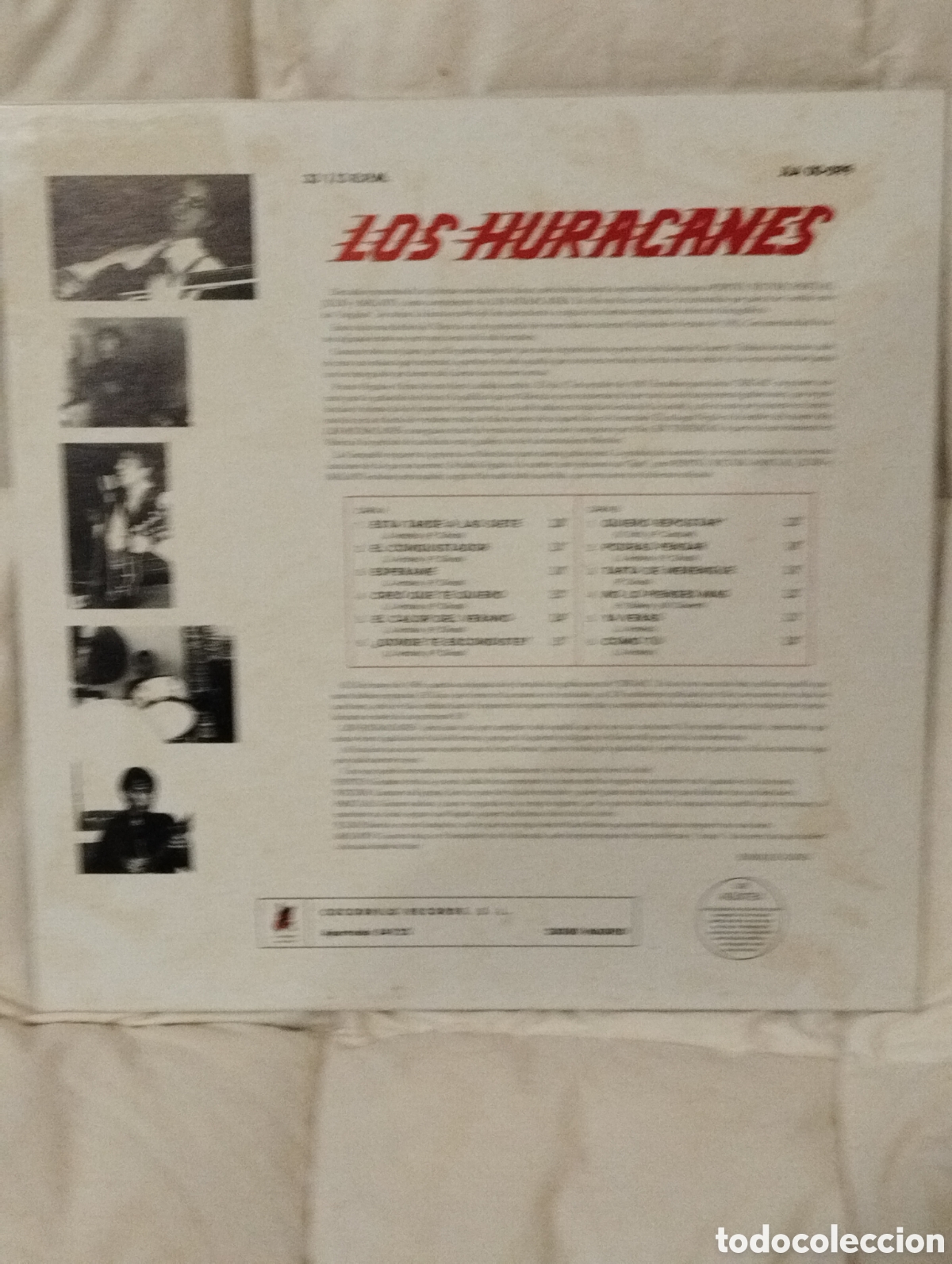 Discos de vinilo: LOS HURACANES , IMPECABLE - Foto 2