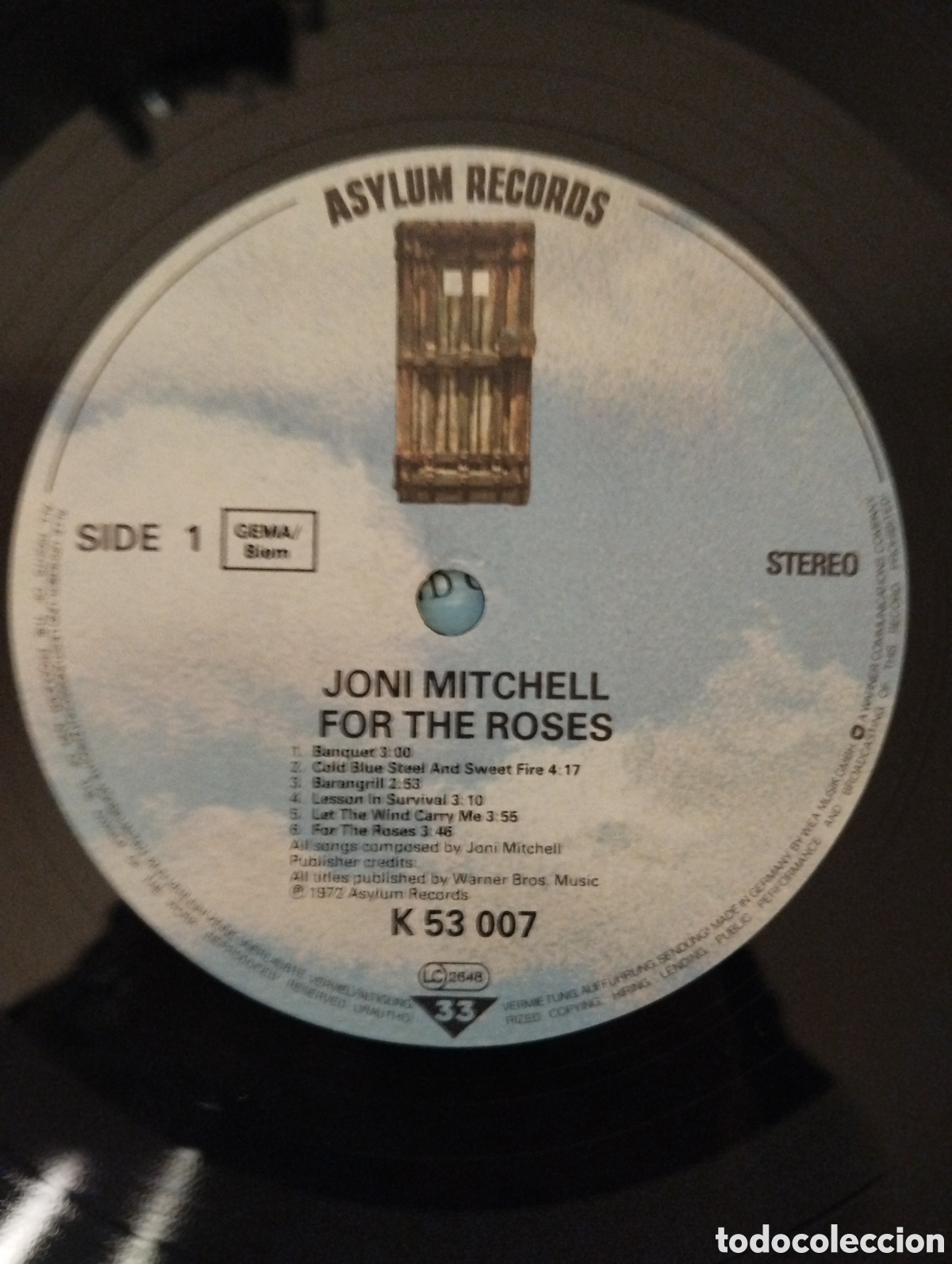 Discos de vinilo: JONI MITCHELL, FOR THE ROSES - Foto 3