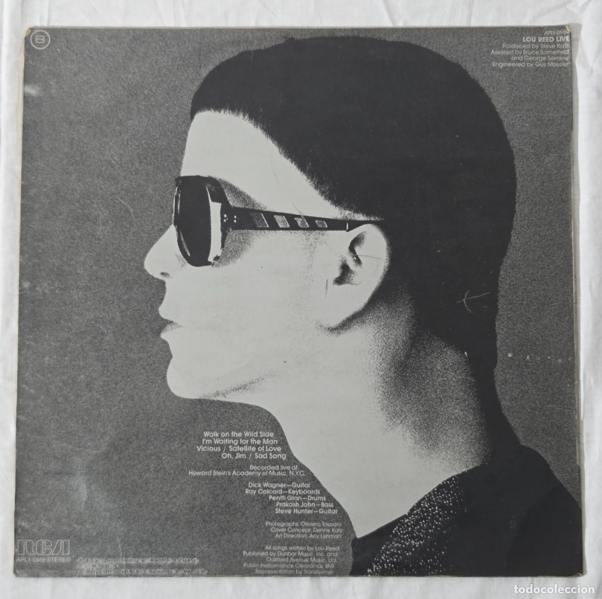 Discos de vinilo: 2 LP Vinilo Lou Reed, Live, Transformer - Foto 10
