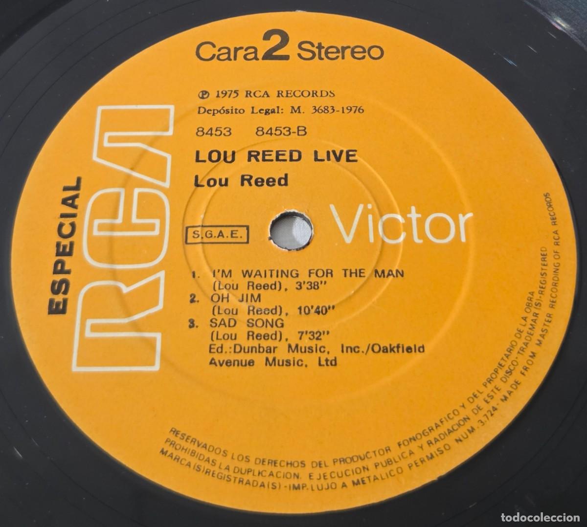 Discos de vinilo: 2 LP Vinilo Lou Reed, Live, Transformer - Foto 13