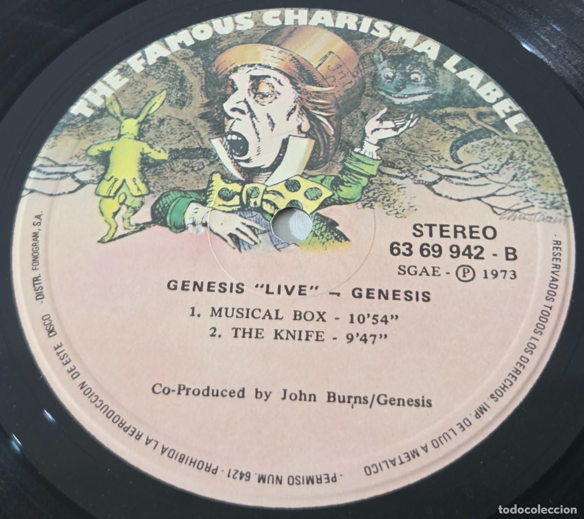 Discos de vinilo: LP Vinilo Genesis, Live - Foto 6