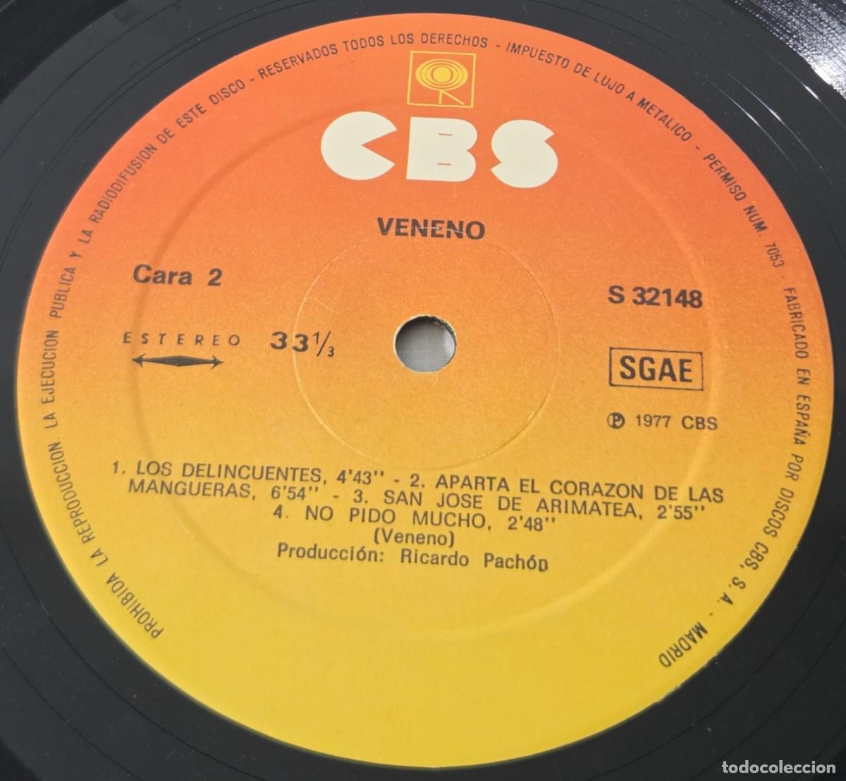 Discos de vinilo: LP Vinilo Veneno, 1977, Spain - Foto 7