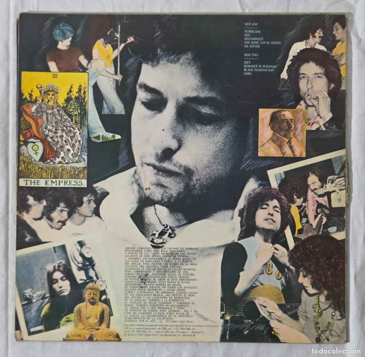 Discos de vinilo: LP Vinilo Bob Dylan, Desire, 1976 - Foto 3