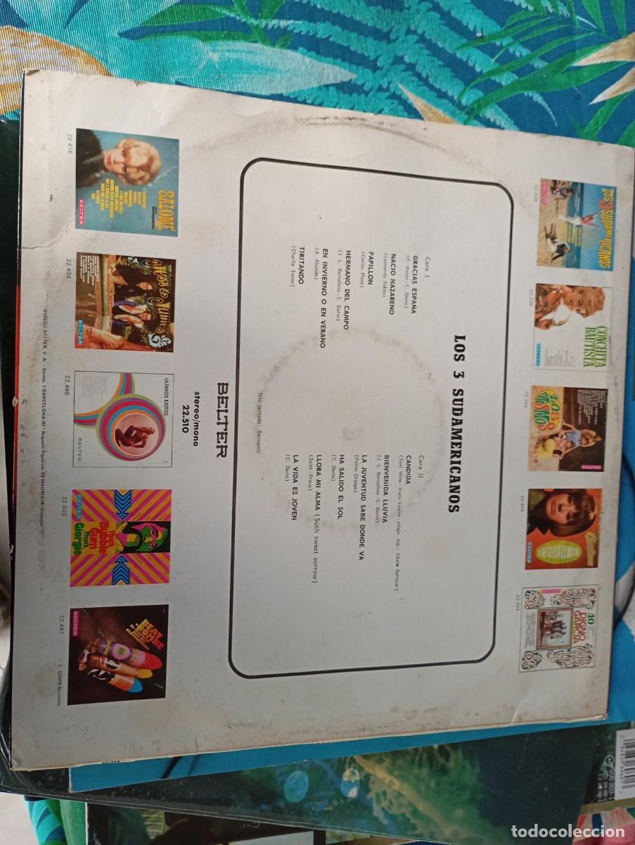 Discos de vinilo: LP 3 SUDAMERICANOS 1971 - Foto 2